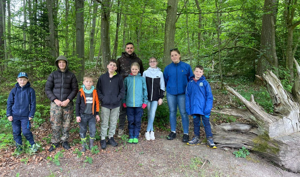 Gruppenfoto Jugend am Eckhausee