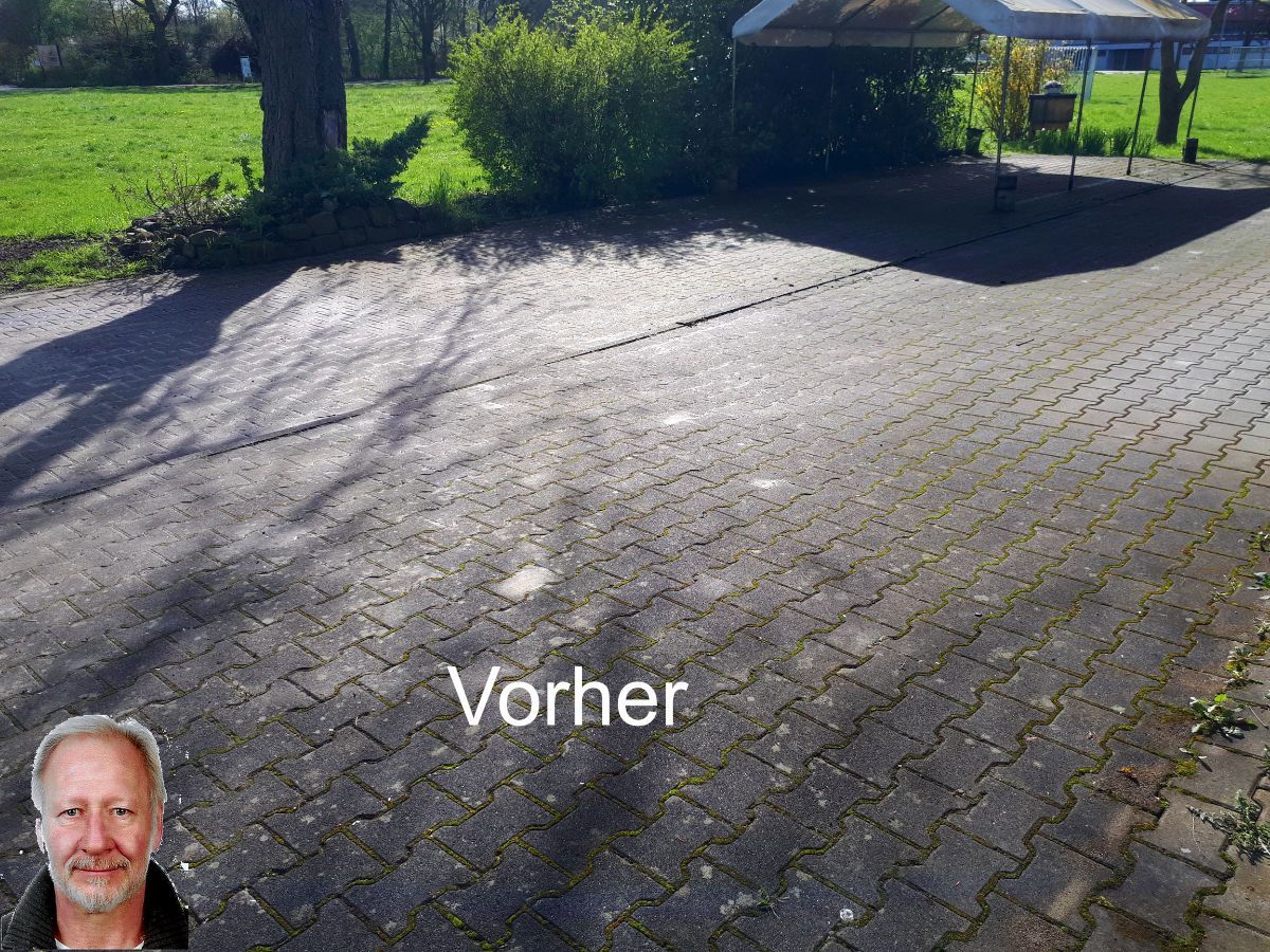 Vorplatz Vereinsheim vorher
