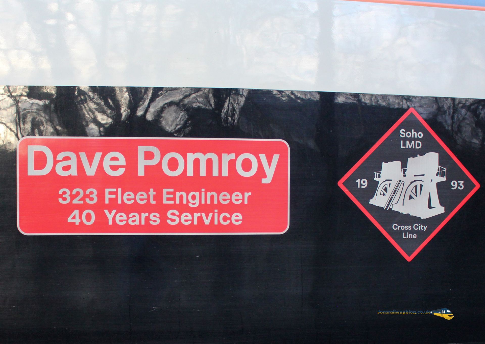 British Rail Class 323241 Nameplate