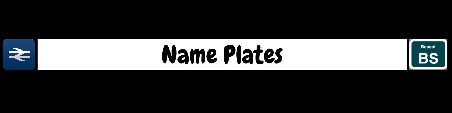 British Rail nameplates