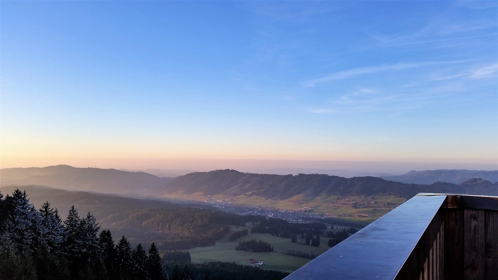 Sonnenuntergang Hauchenberg Allgäu