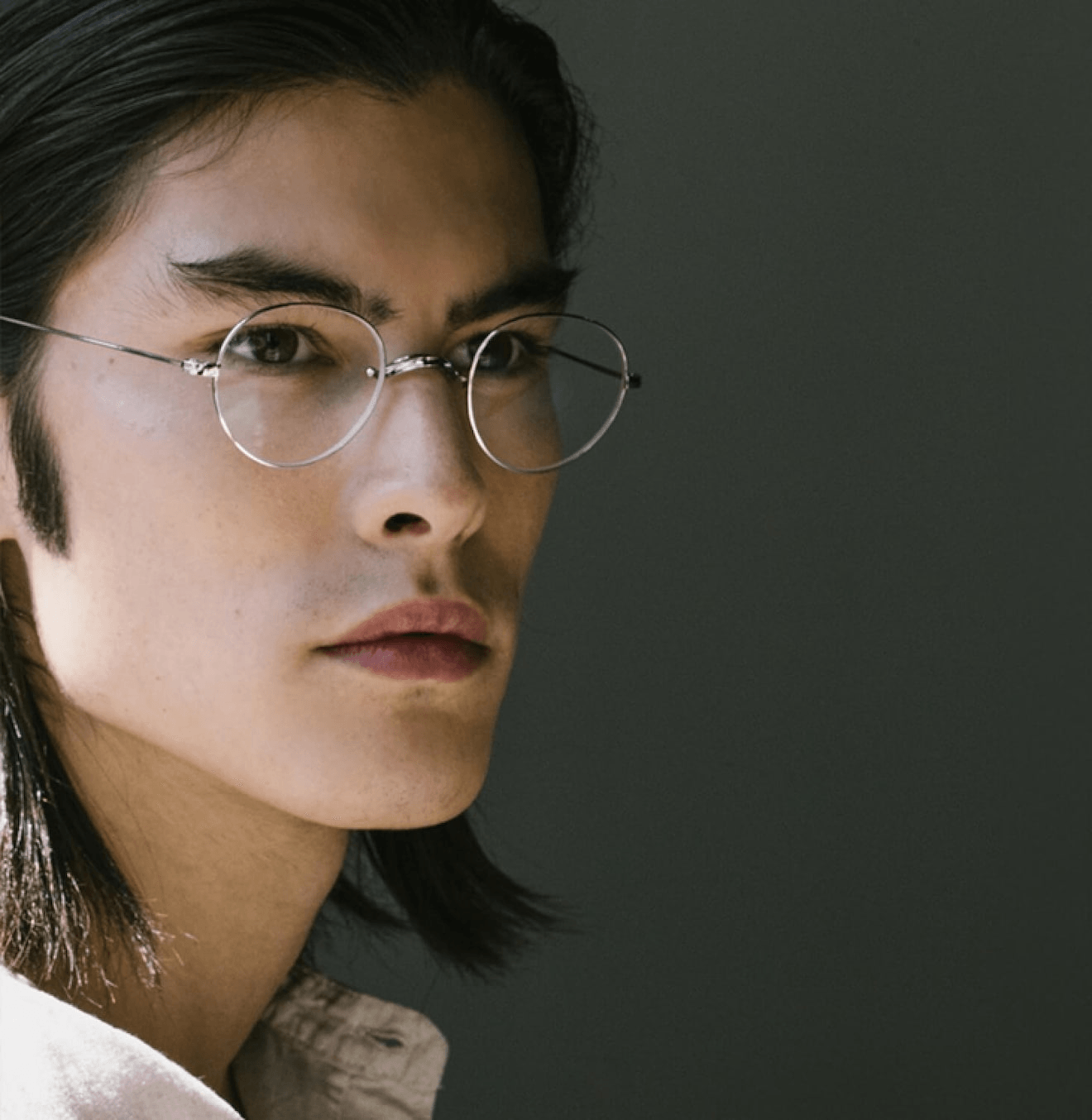 opliver peoples metal round glasses